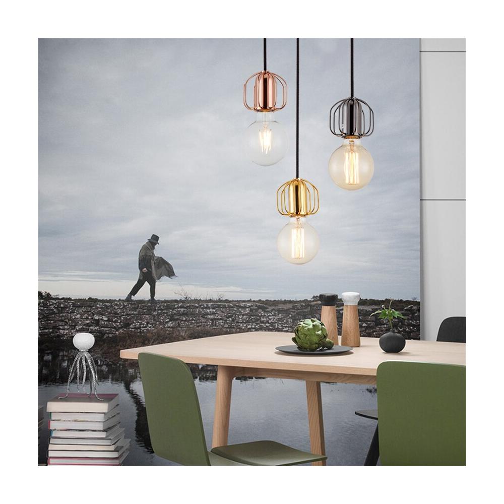 Enkel hängande taklampa Loft APP591-1CP svart
