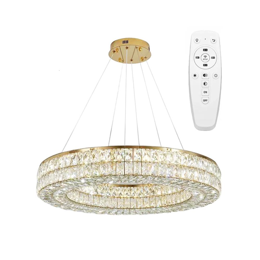 HÄNGANDE TAKLAMPA LED APP1568-CP Guld 60 cm