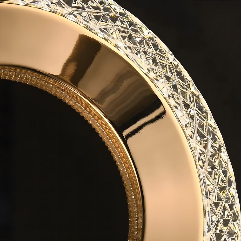 LAMPA HÄNGANDE KRISTALL LED G119-1CP Guld