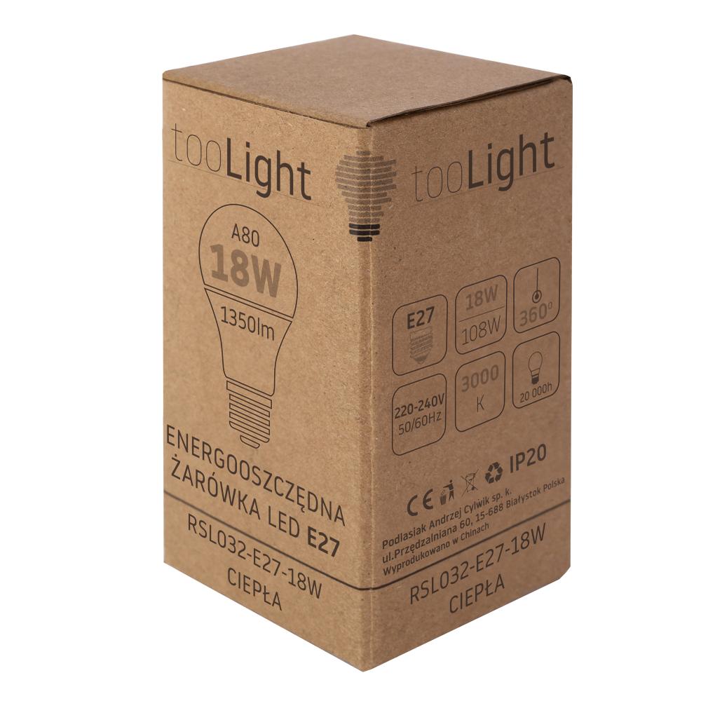 Varm LED-lampa E-27 18W RSL032