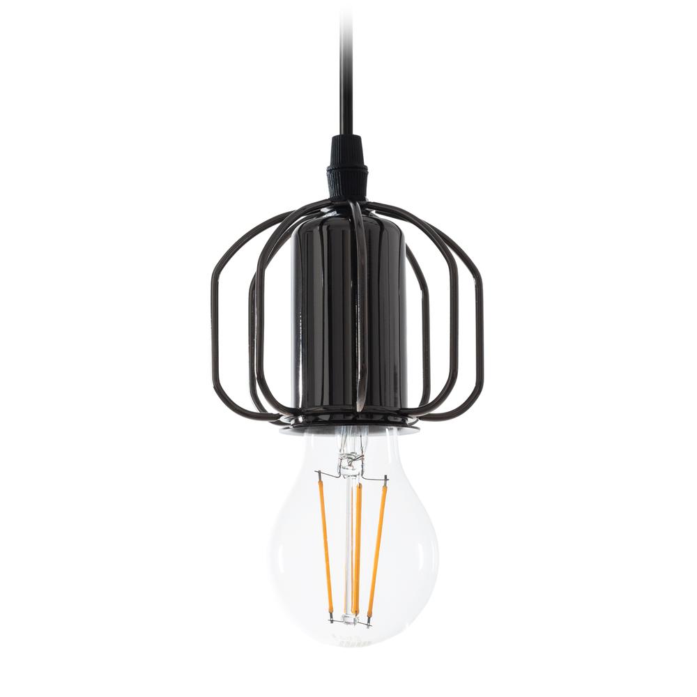 Hängande taklampa i loftstil APP595-1CP Svart