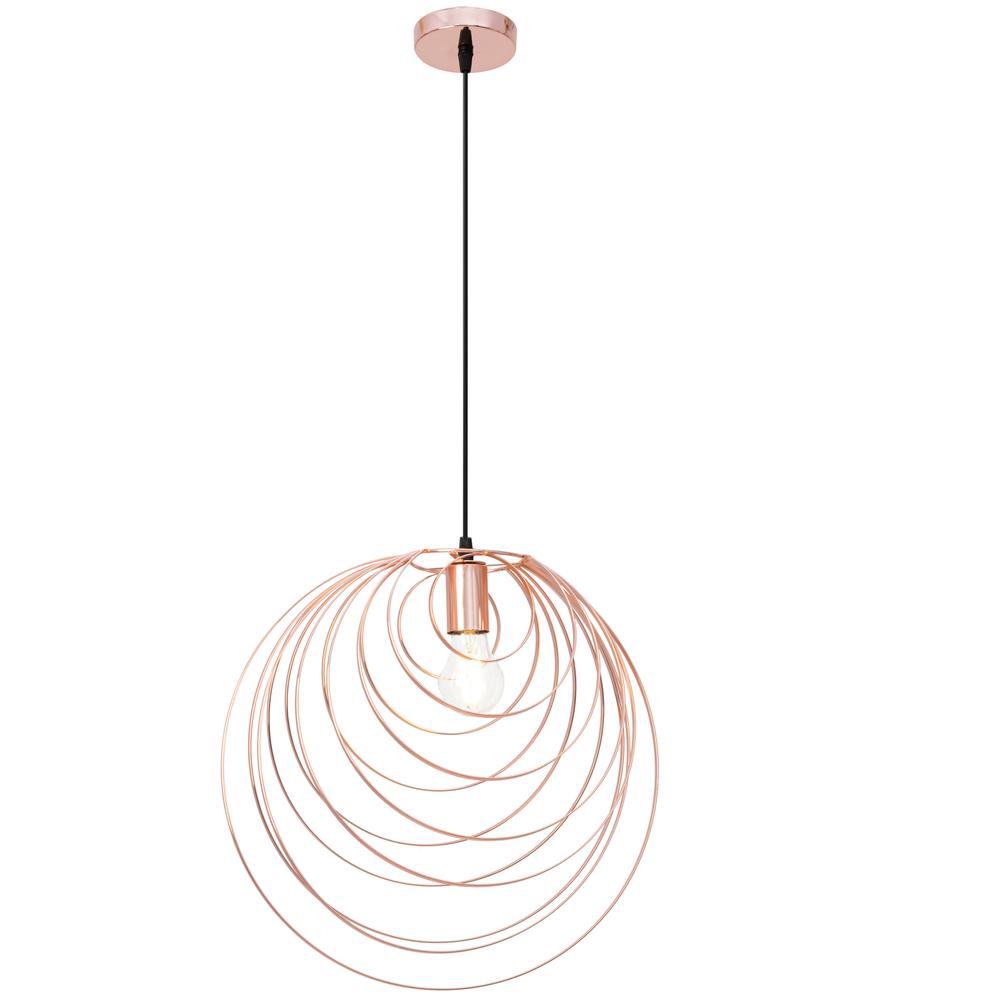 TAKLAMPA GEOMETRISK APP427-1CP Roséguld