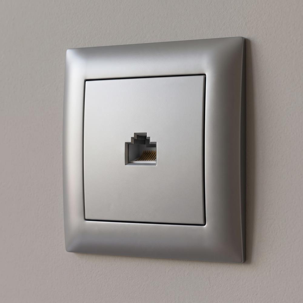 Розетка RJ45 OSTE JNH010-S GREY