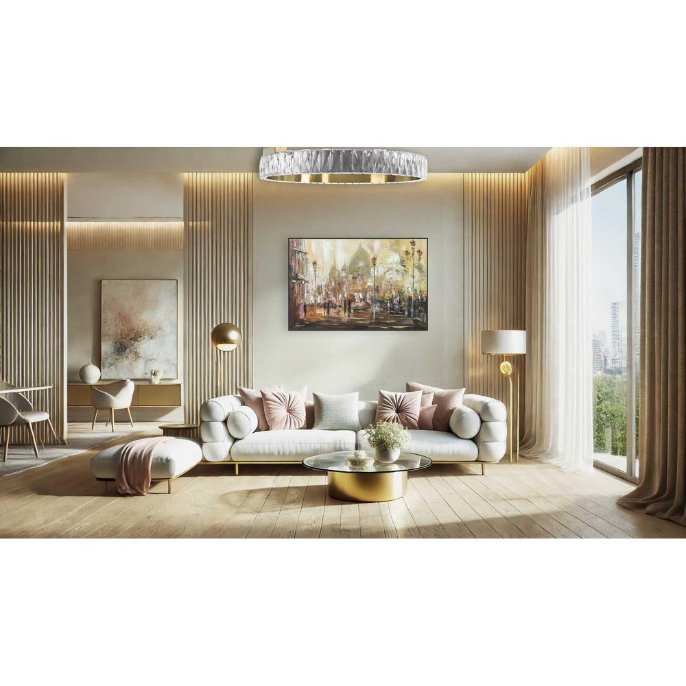 HÄNGLAMPA LED APP1506-C BORSTAD GULD