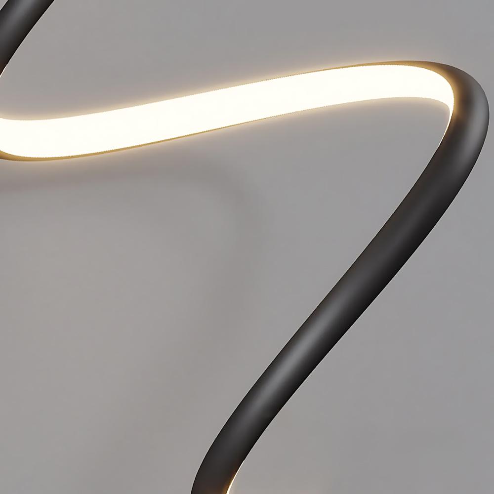 VÄGGLAMPA LED LHJ061-W SVART