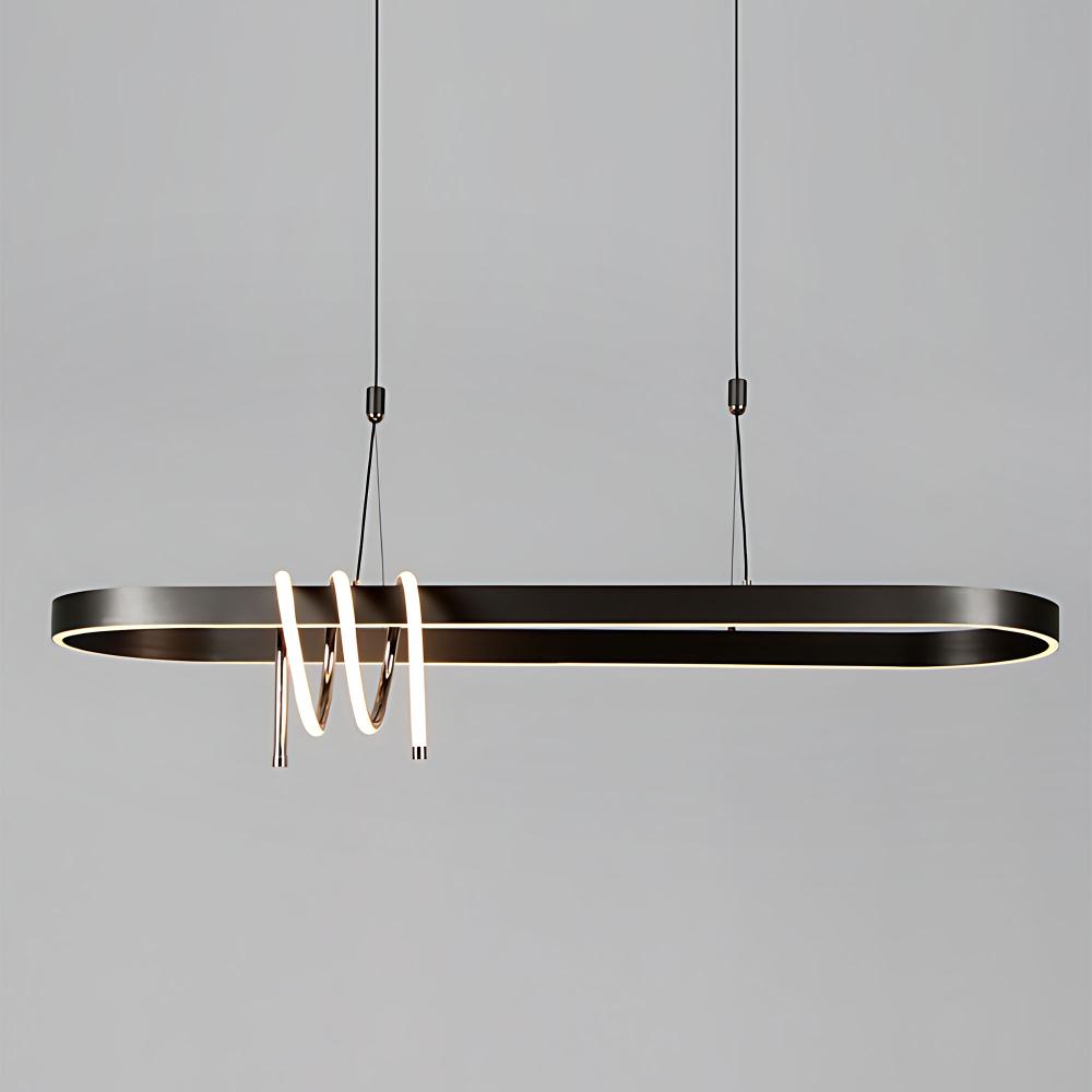 Hängande LED-lampa LHJ040-CP 120 cm SVART