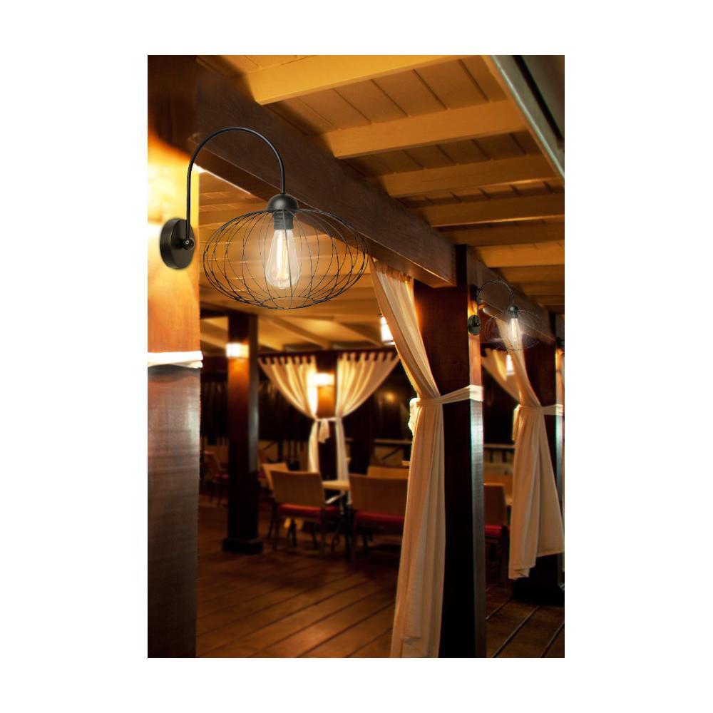 VÄGGLAMPA VÄGGLJUS CFZL-GY180802 PARMA