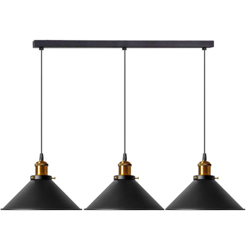 HÄNGENDE TAKLAMPA PORTO APP017-3CP Svart