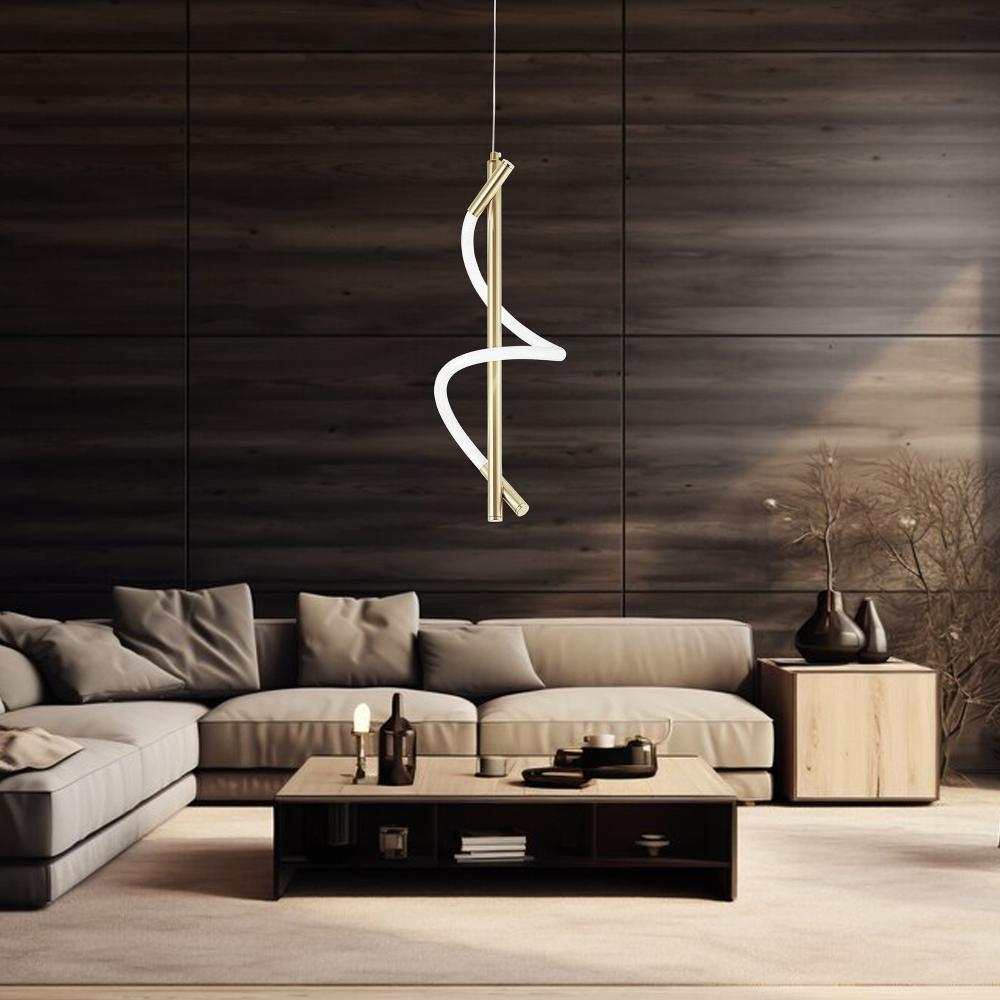 HÄNGLAMPA LED G015-CP Bright Gold