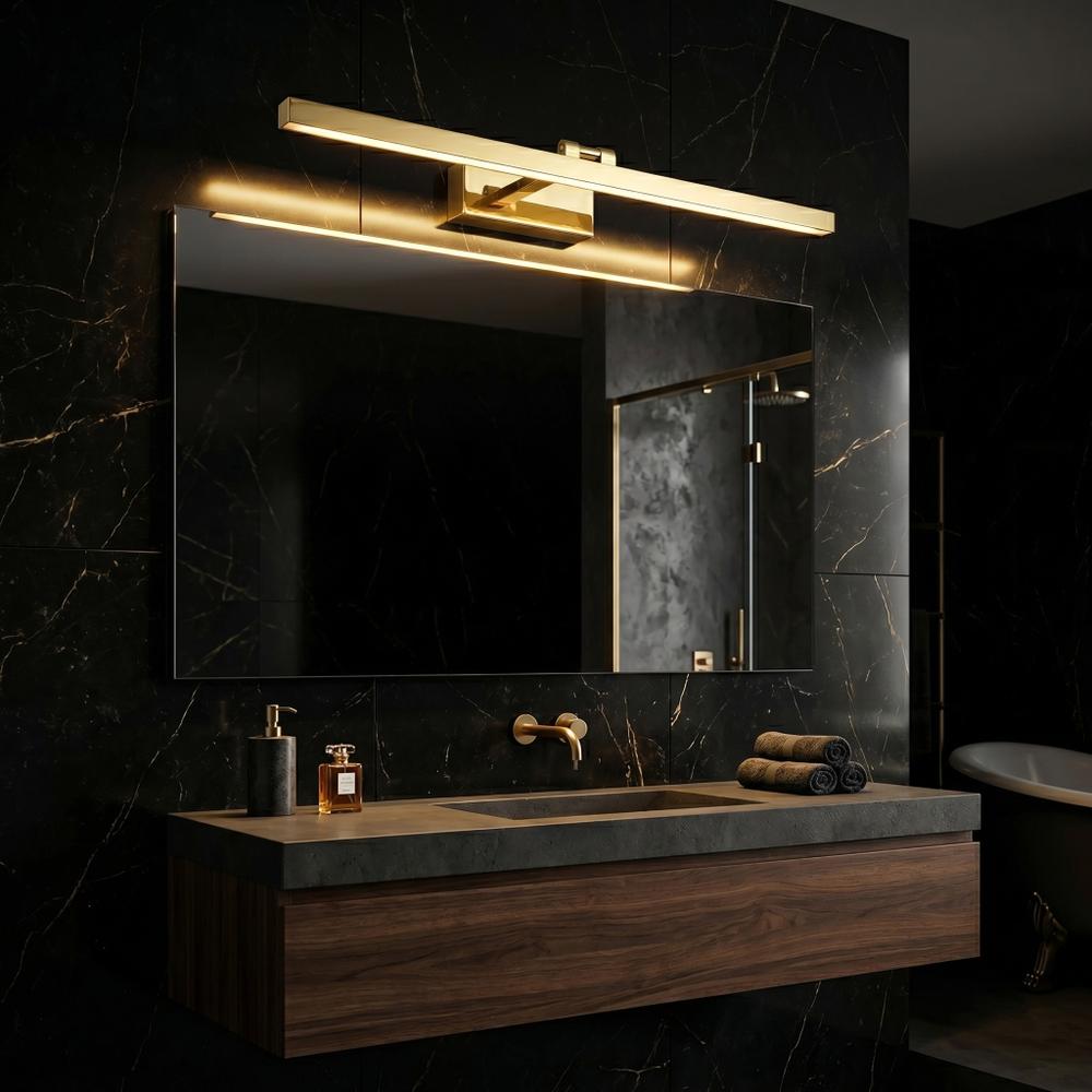 Badrum vägg LED-lampa APP1862-1W 80 cm GOLD