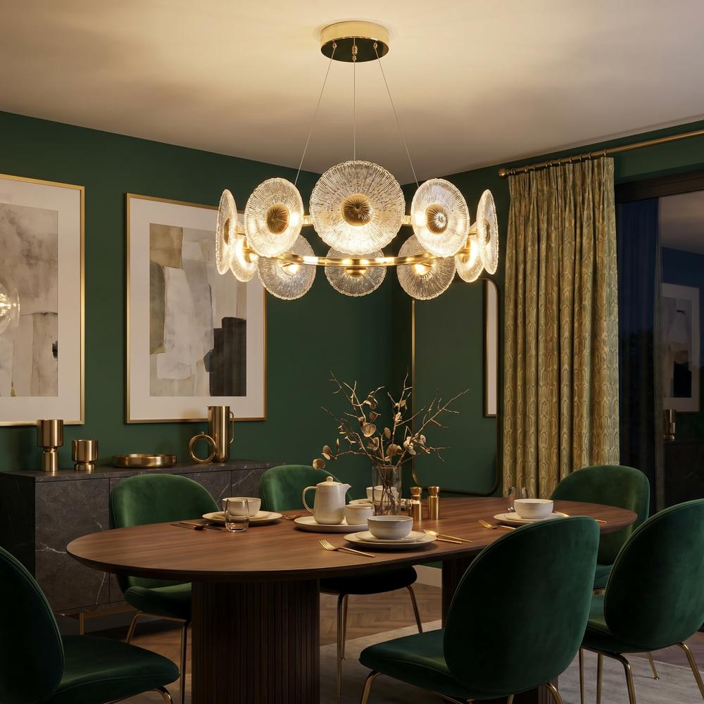 HÄNGANDE TAKLAMPA SWE071-CP 60cm GOLD