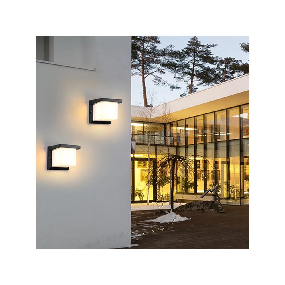 Fasadbelysning vägglampa RSL014-1W Svart