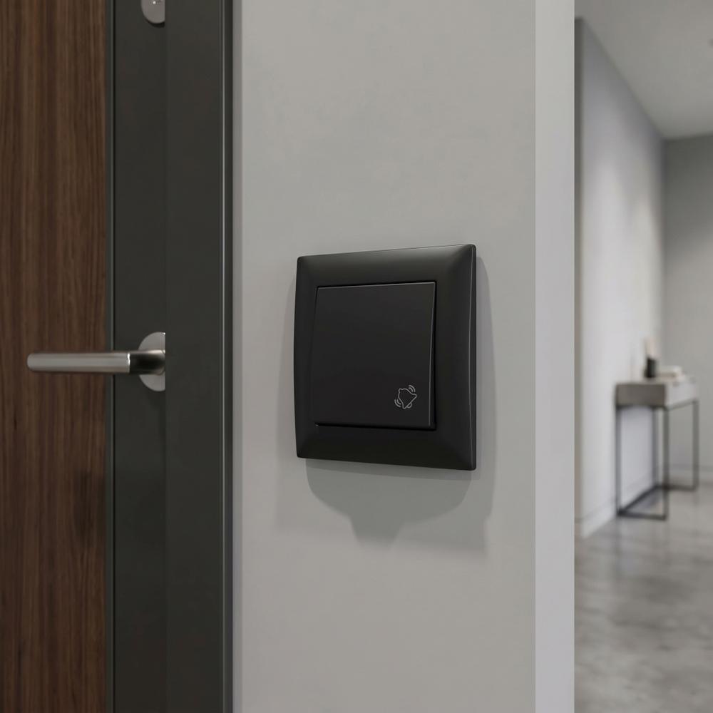 Uksekella Nupp OSTE JNH008-W BLACK