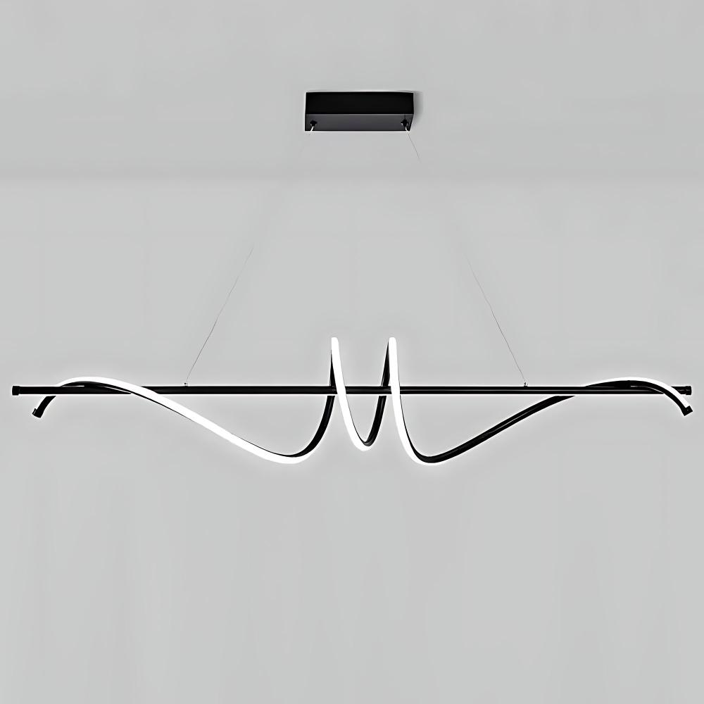 Lampa HÄNGANDE LED LHJ023-CP 120 cm SVART