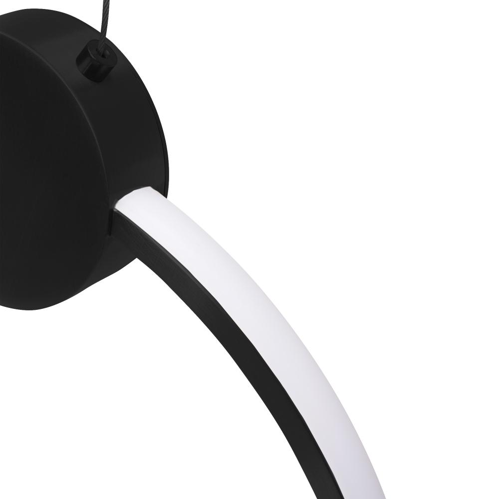 HÄNGLANDE LED TAKLAMPA APP1392-CP SVART 30 cm