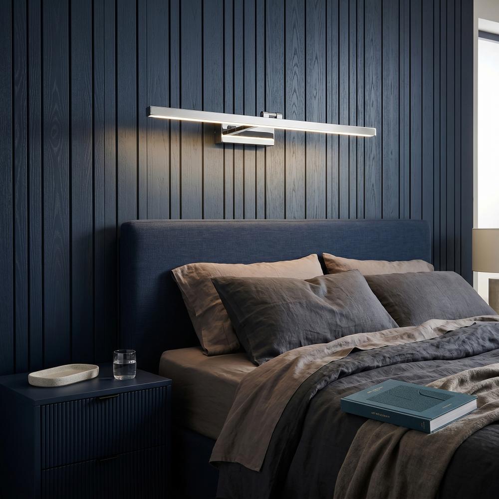 Badrum vägg LED-lampa APP1859-1W 80 cm Chrome