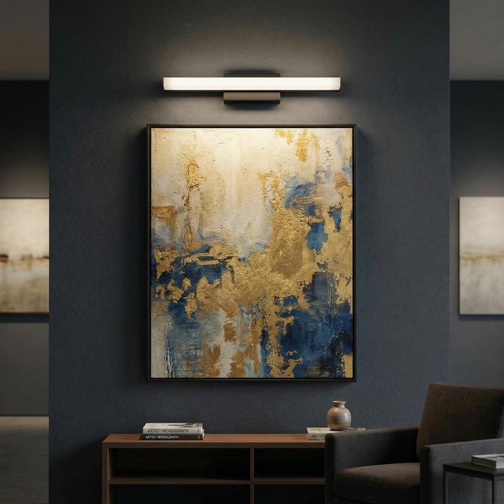 BADRUMSVÄGGLAMPA LED 42CM APP1854-1W BLACK