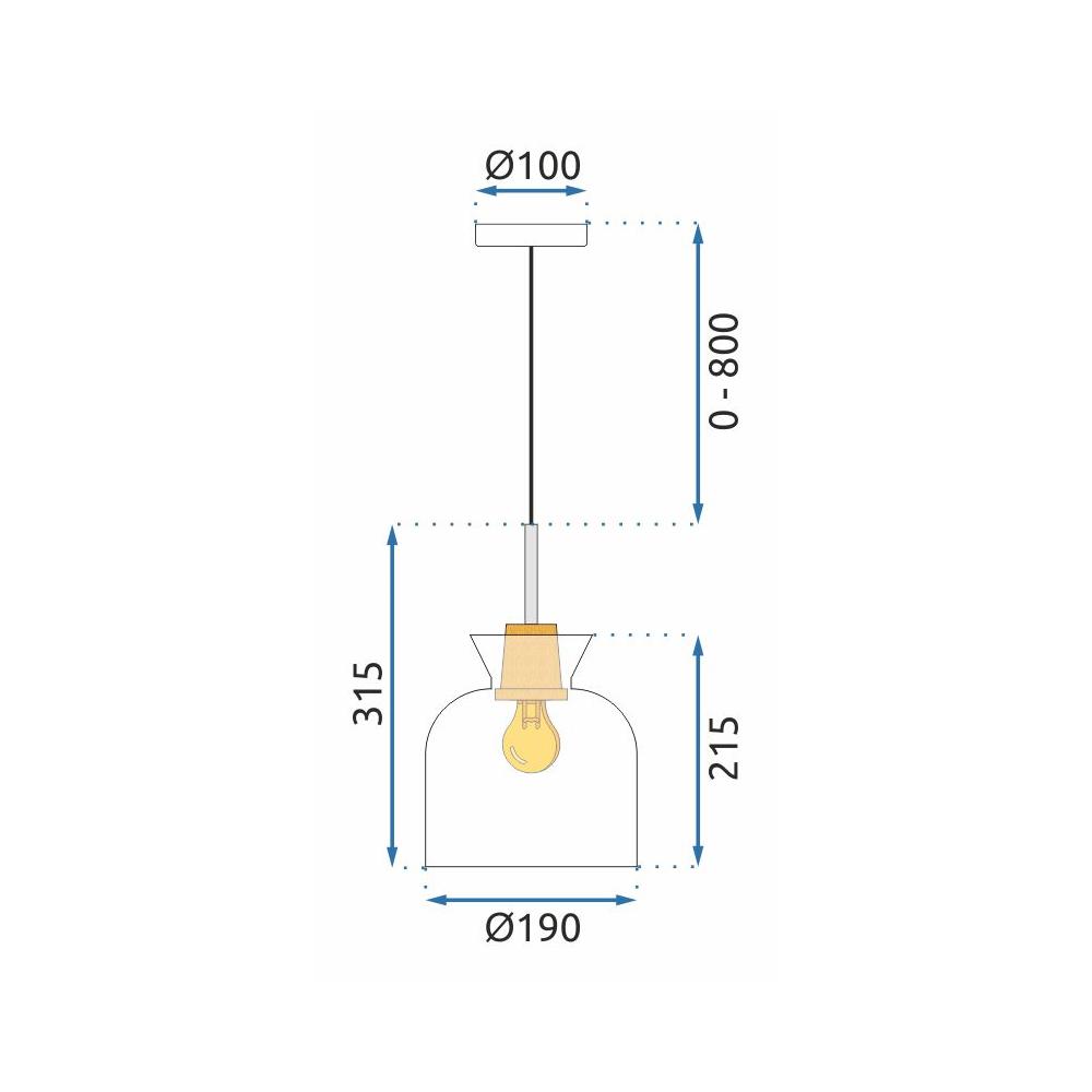 Hänglampa APP1182-1CP A
