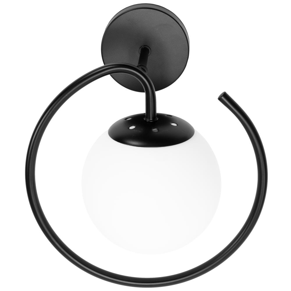 VÄGGLAMPA VÄGGLYKTA APP1152-1W Svart