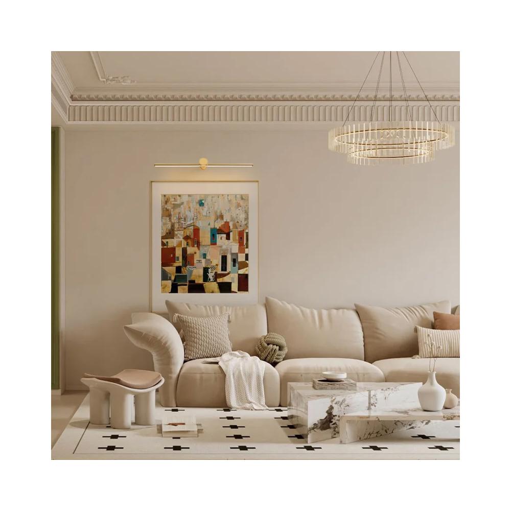 BADRUMSVÄGGLAMPA LED 80CM APP1346-W GULD