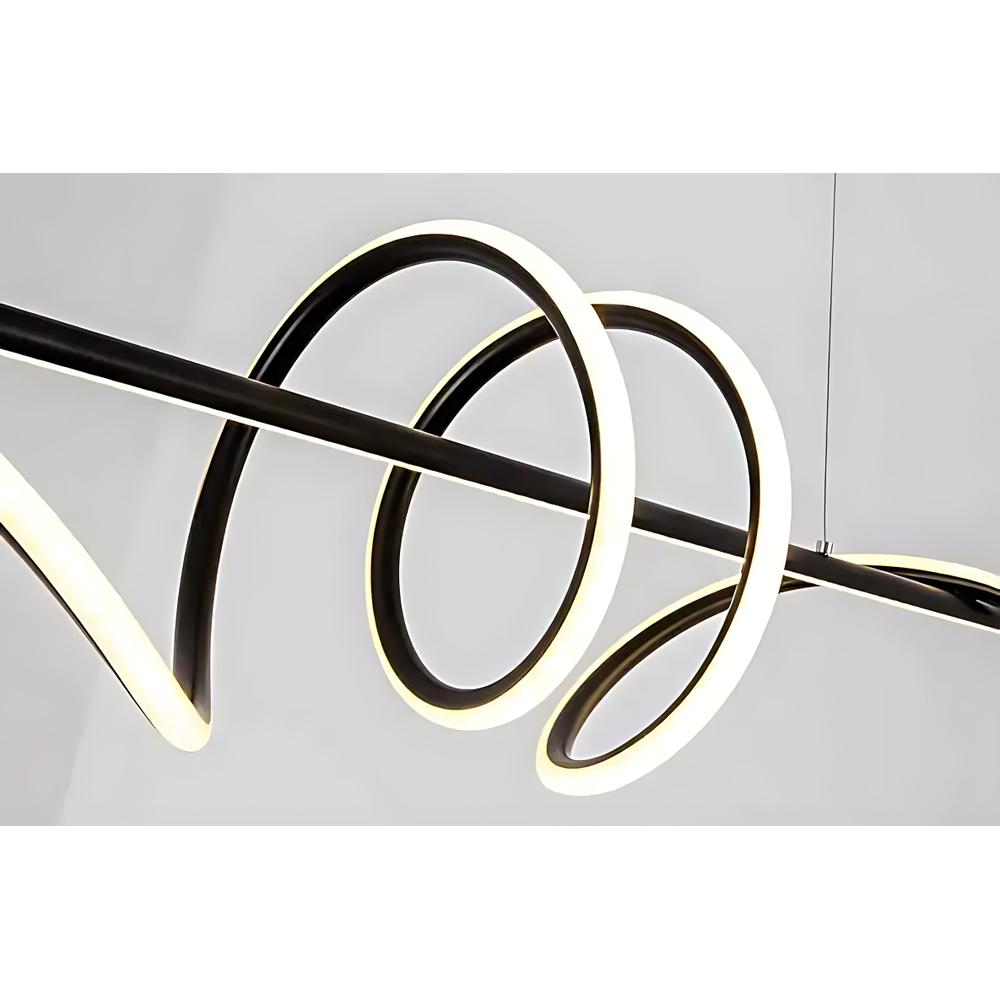 Lampa HÄNGANDE LED LHJ023-CP 120 cm SVART