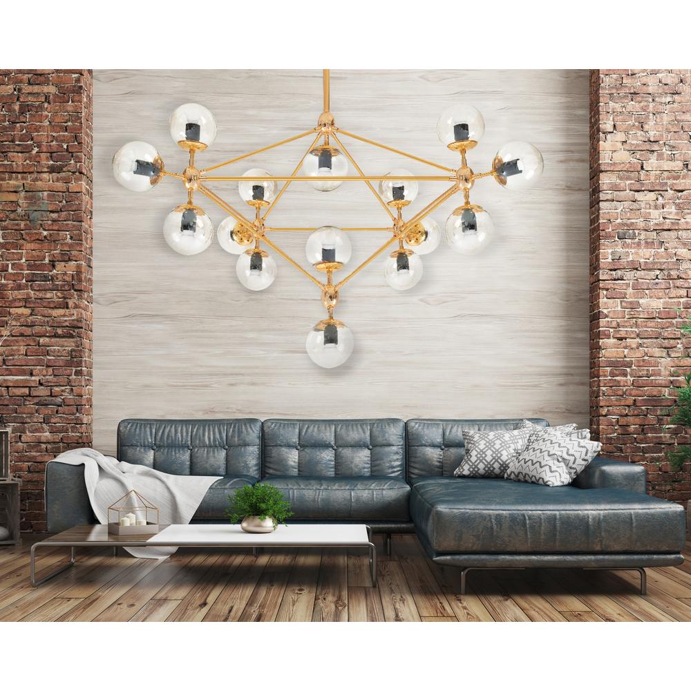 Taklampa i guld APP267-15C