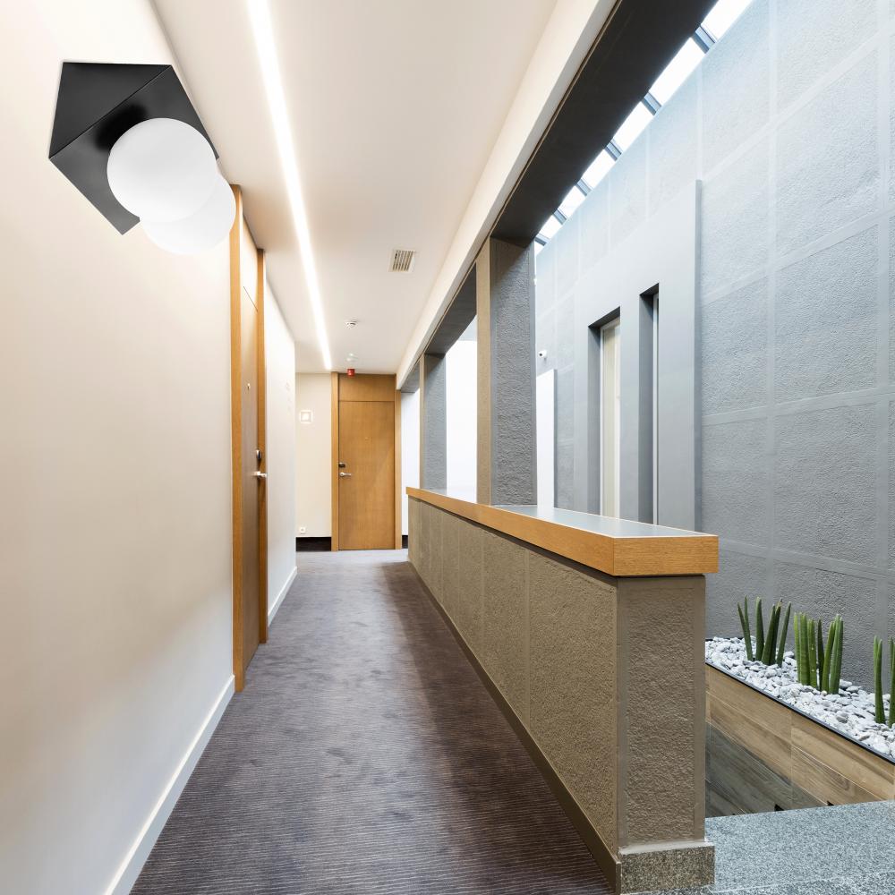 VÄGGLAMPA VÄGGLAMPA APP1230-2W Svart