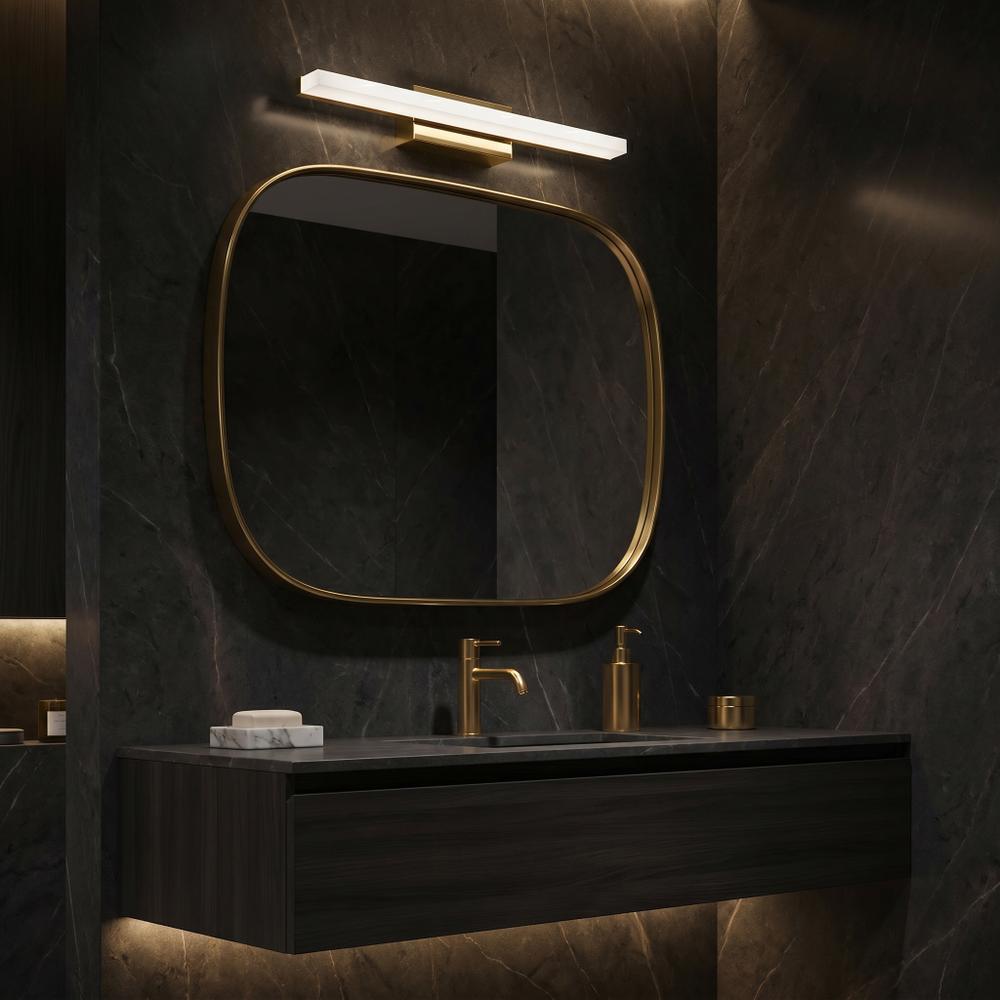BADRUMSVÄGGLAMPA LED 40CM APP1848-1W GOLD