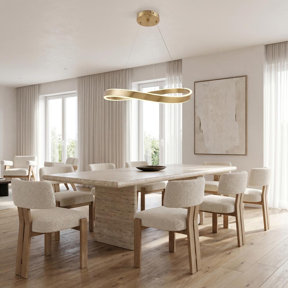 HÄNGANDE TAKLAMPA SWE069-CP 80cm BRUSH GOLD