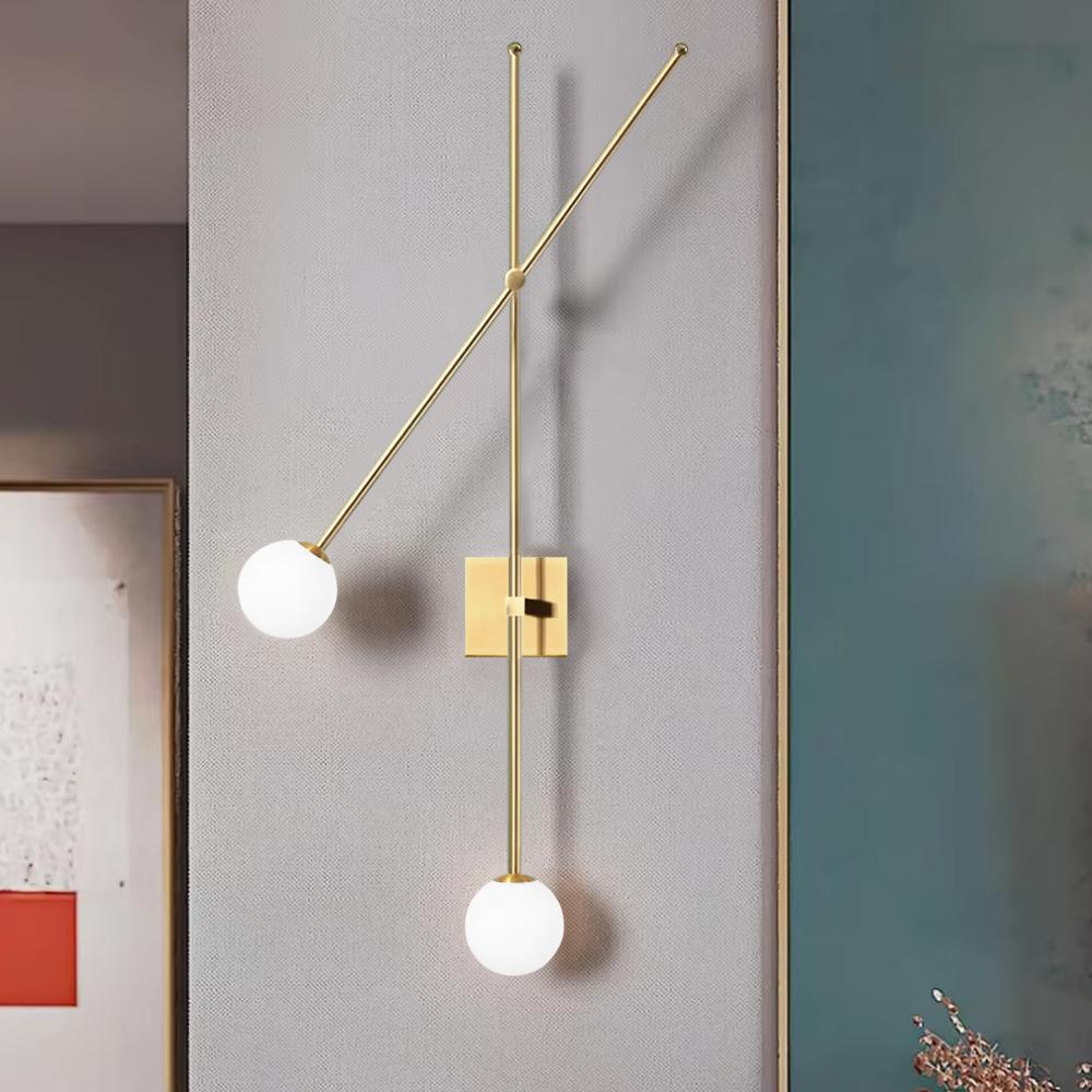 Vägglampa APP1594-2W guld