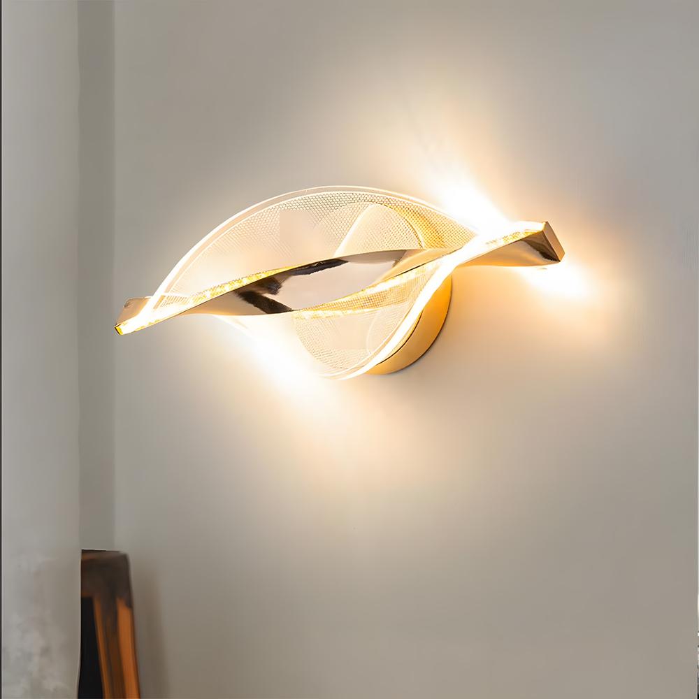 LED vägglampa G031-W Guld