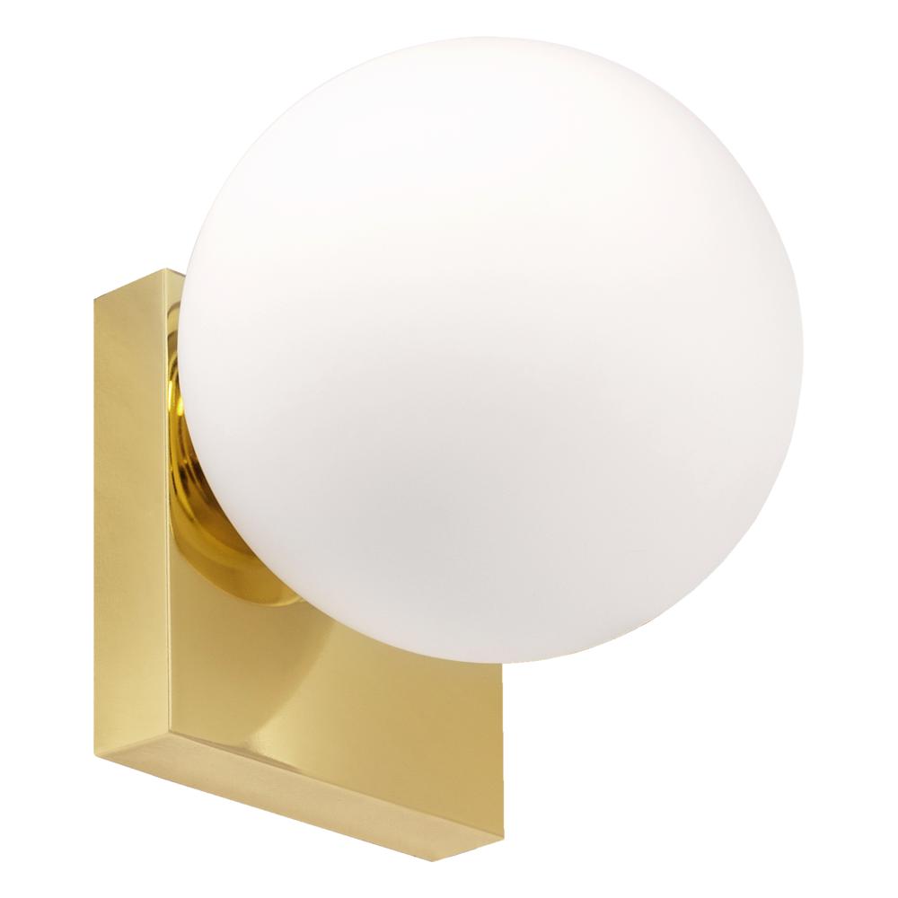 Vägglampa Väggarmatur Glaskula APP1009-1W Guld
