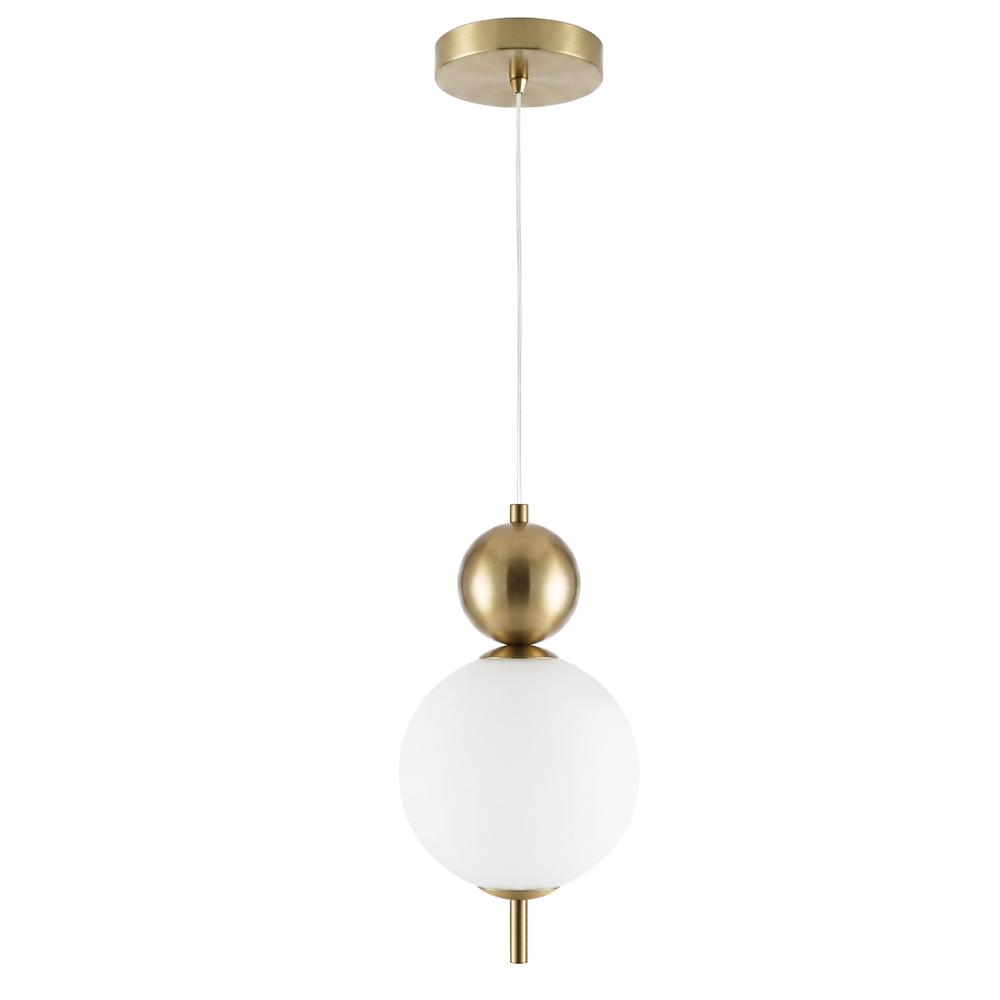LED taklampa pendel LHJ115-1CP borstat guld