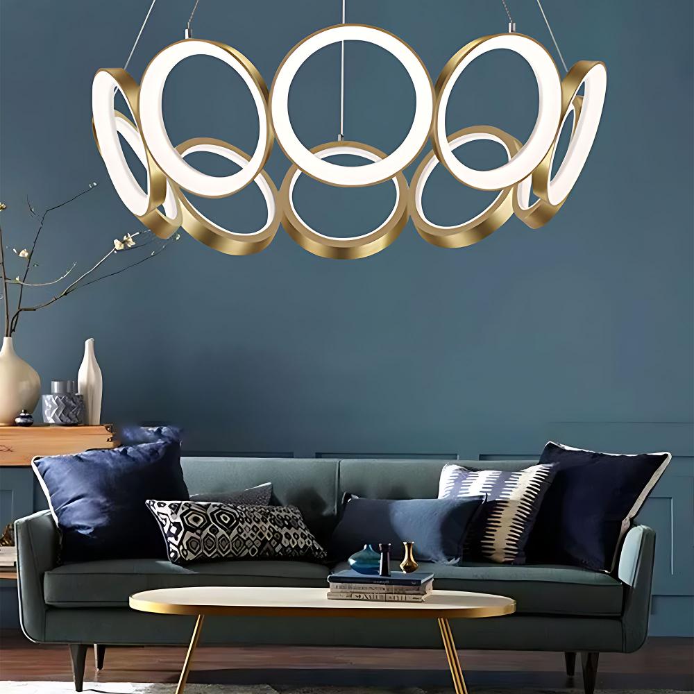 HÄNGLAMPA LED APP1800-CP BORSTAT GULD