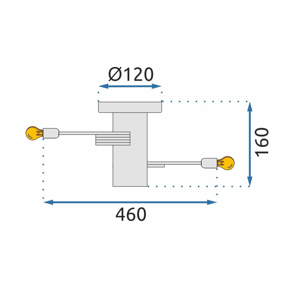 Taklampa Loft APP741-5C