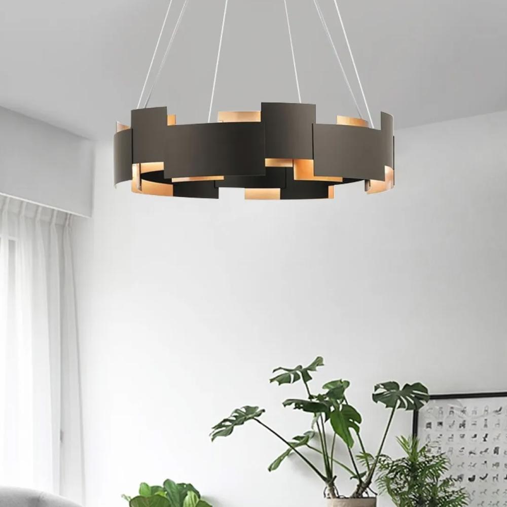 TAKLAMPA HÄNGANDE Svart APP1561-6CP