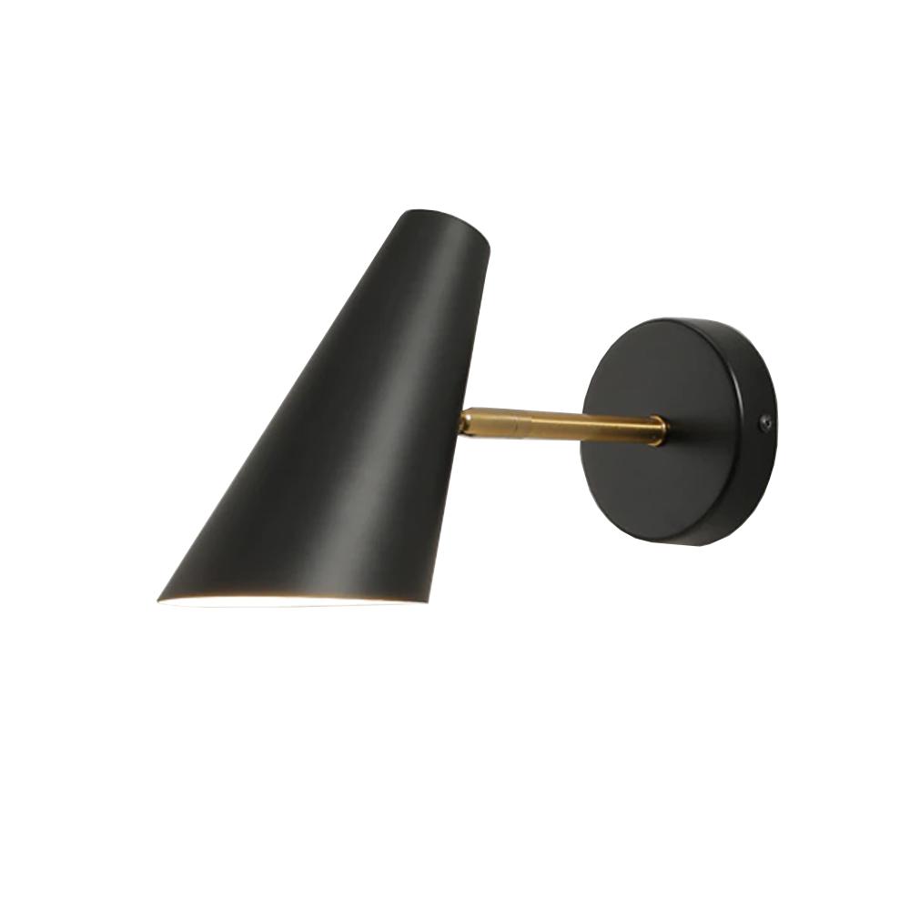 VÄGGLAMPA VÄGGLJUS APP1141-1W Svart