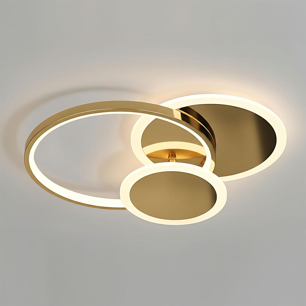 Taklampa APP1710-C LED-plafond Guld + fjärrkontroll