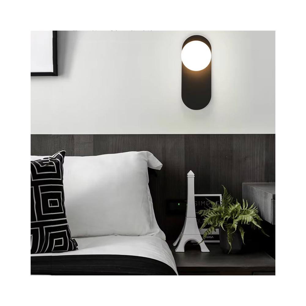 Vägglampa APP1586-1W svart
