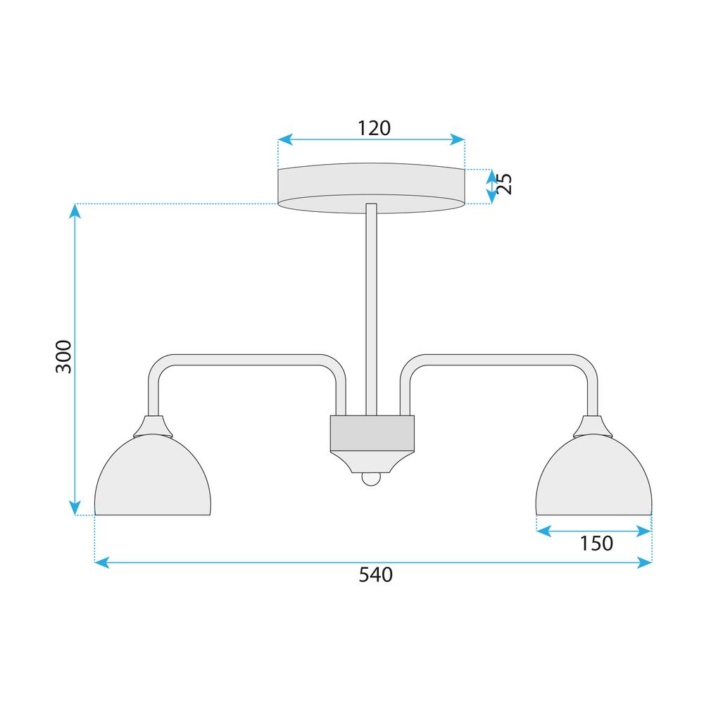 HÄNGENDE TAKLAMPA G084-3C SVART GRÅ