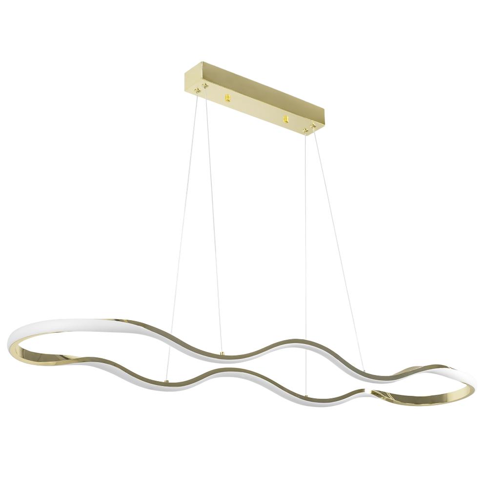 HÄNGENDE LED TAKLAMPA LHJ028-CP 100 cm Guld