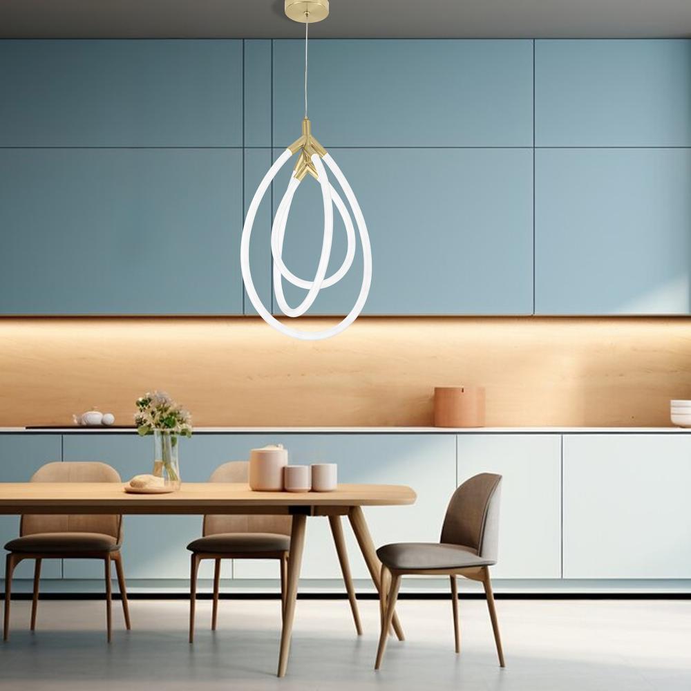 HÄNGLAMPA LED G018-CP GULD