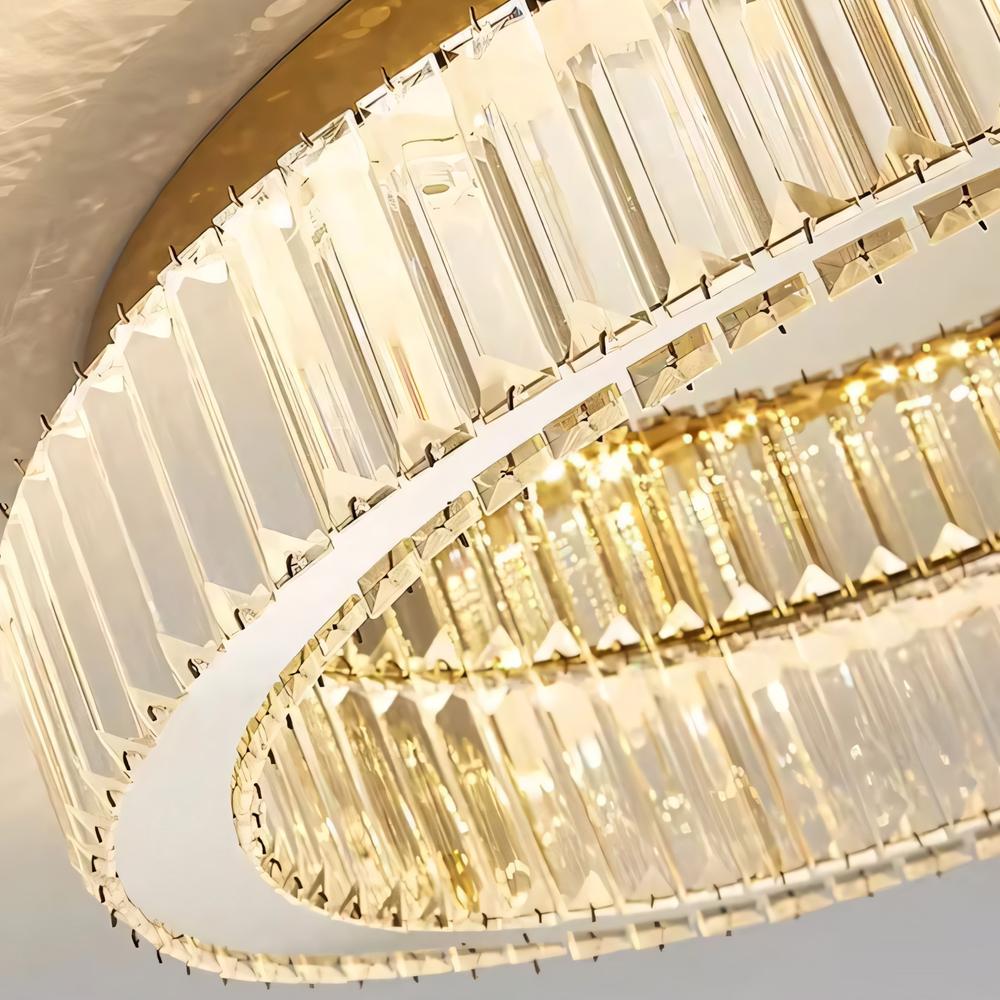 KRYSRTALLAMPA PLAFOND APP1721-C 50 cm GULD