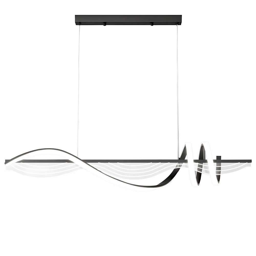 Hängande LED-lampa LHJ041-CP 100 cm SVART
