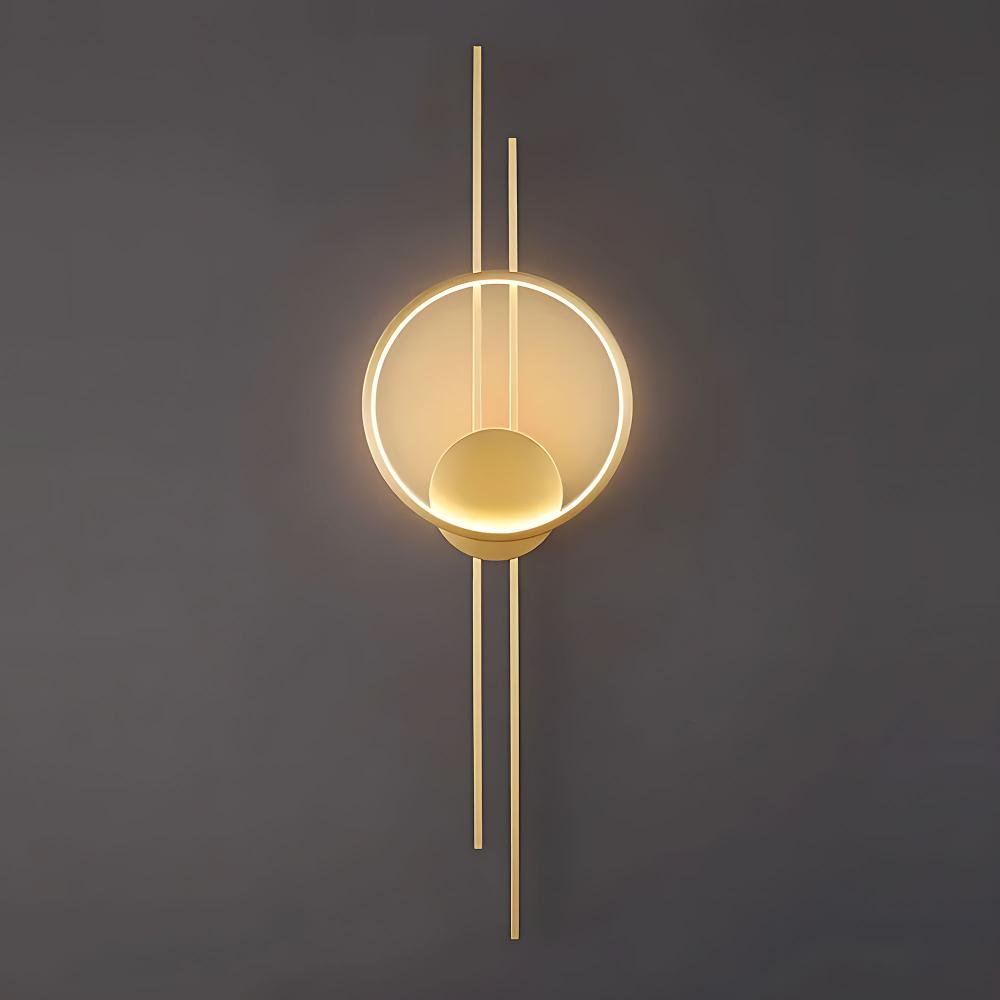 VÄGGLAMPA LED APP1781-W BORSTAD GULD