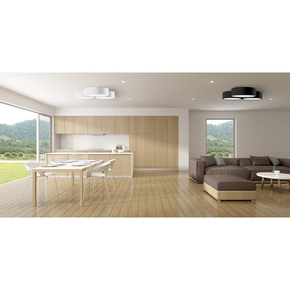 Taklampa Plafond APP879-C Triple 3x40cm Vit