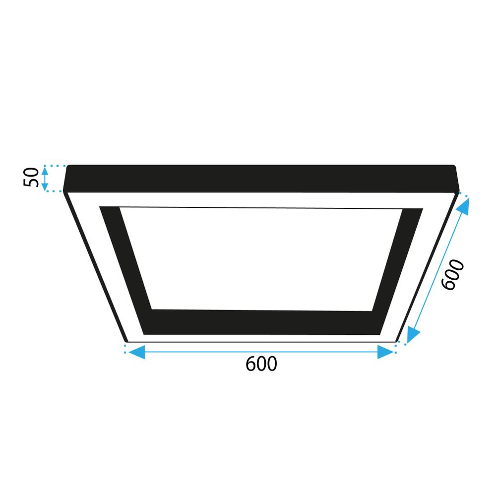 Takplafond APP1284-C Svart