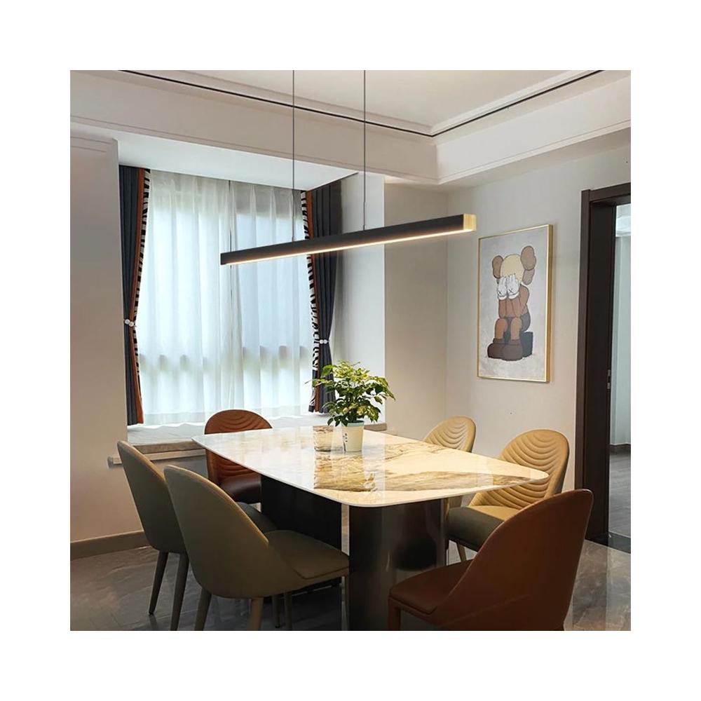 Hängande LED-taklampa APP1448-CP Svart 100 cm