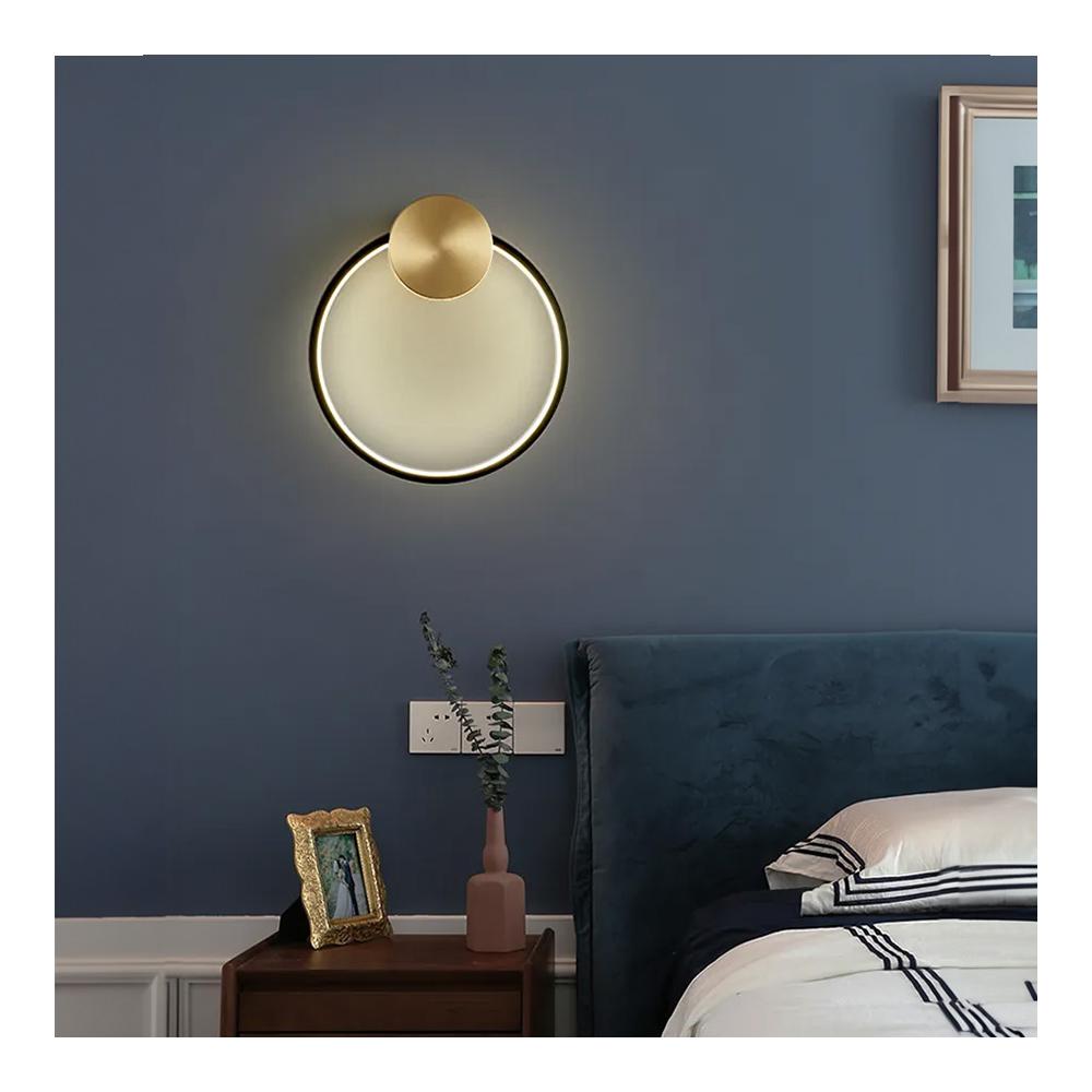 VÄGGLAMPA LED-VÄGGLAMPA APP1385-CW GAMMAL GULD 30 cm