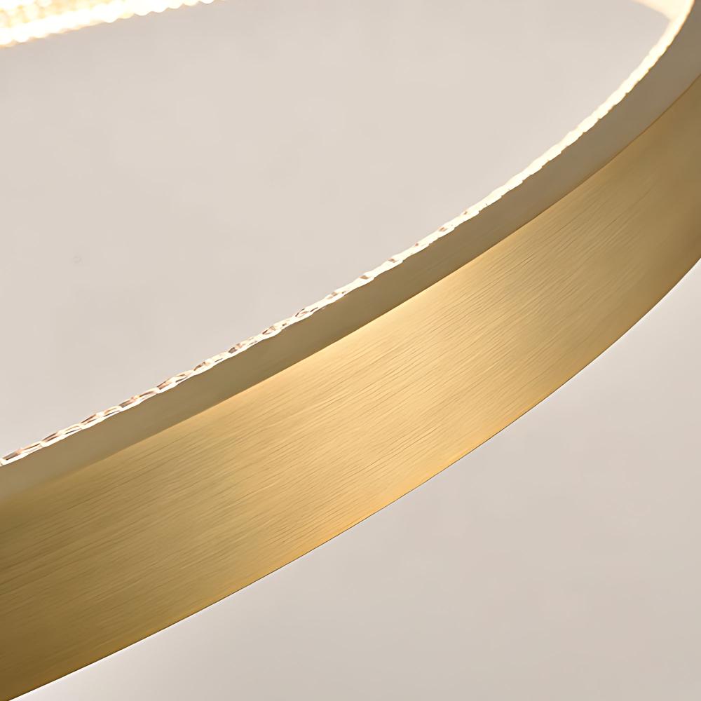 TAKLAMPA HÄNGANDE LED APP1772-CP Borstad Guld